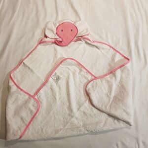 Designer Bebe, baby elephant bath towel New